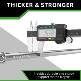 ROCKBROS Bike Kickstand Adjustable Aluminum Alloy Bicycle Side Stand for 16 Inch Brompton Folding Bike