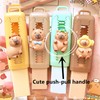2 Pcs Retractable Pencil Eraser Cute Capybara Sliding Push Pull