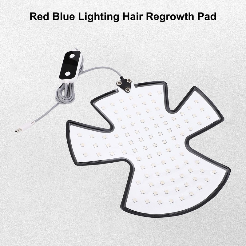 Hair Regrowth Pad Red Blue Lighting 99pcs Light Chips 15