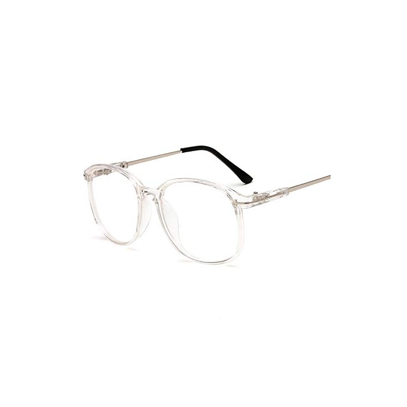 Rongchy Mens Myopia Glasses Womens oversize Frame Shortsighted Eyeglasses (Clear,