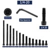 1/4-20 x 1 Inch Socket Head Cap Screws Bolts, 10Pcs