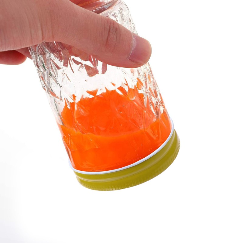 Kichvoe 12pcs Mason Jar Lids Jars Wide Mouth Lids Reusable