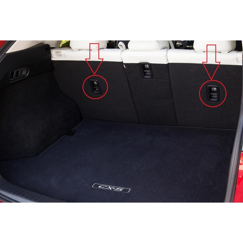 EACCESSORIES EA Trunk Rear Seats Organizer Cargo Net for MAZDA