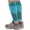 Zensah Compression Leg Sleeves, POP Aqua, Small/Medium