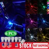 Unbranded 6x Mini RGB LED USB Car Interior Light Neon