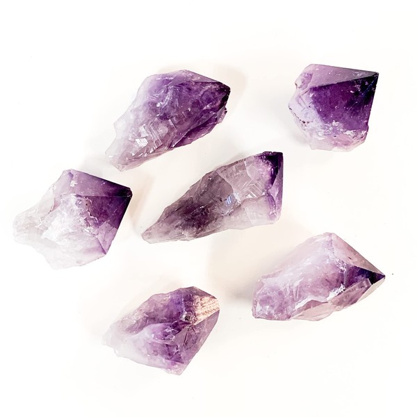 Pachamama Essentials Amethyst Crystal Point - Healing Stone - Crystal Healing 1 pc 1-2" (Amethyst)