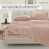 LANE LINEN Washed Percale Sheets Queen - 4Pc Sheet Set