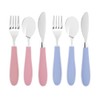 Elk and Friends Kids Silverware with Silicone Handle | Childrens