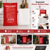 Emergency Fire Blanket for Home & Outdoor Safety – Fiberglass