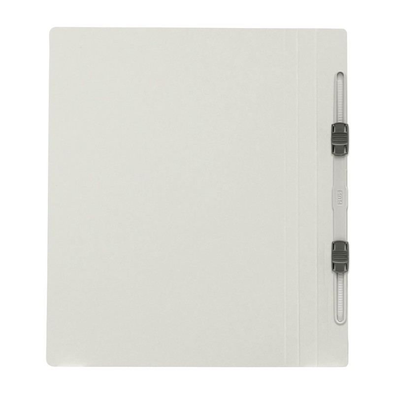 Plus Flat File Resin Jig B5 Vertical Gray 10 Books