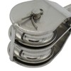 Stainless Steel Double Pulley Block 32MM (Wheel Swivel Eye Rope)