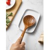 ABRUTY Spoon Rest for Stove Top, Ceramic Spoon Holder for