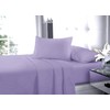 Fitted Bed Sheet With FREE Pillow Case Poly Cotton LILAC