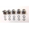 Unbranded/Generic B100K 100K OHM Linear Taper Rotary Potentiometer 5 Pcs
