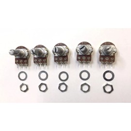 Unbranded/Generic B100K 100K OHM Linear Taper Rotary Potentiometer 5 Pcs