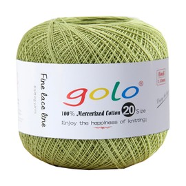 golo Crochet Thread Size 20 Yarn for Hand Knitting Tatting Yarn 203