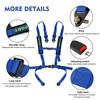 DING-PAI 4 Point Bucket Racing Harness With Padding Heavy Duty