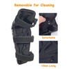 RIDBIKER Motorcycle Knee Shin Guards, Long Leg Protection Crash Proof