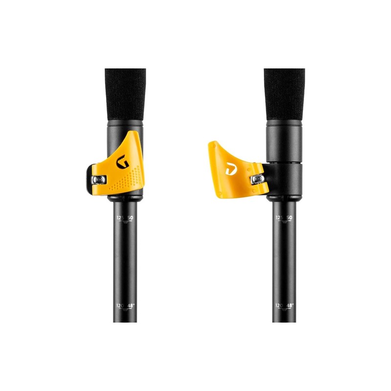 Grivel Ski Tour Vario Pole Black - Adjustable Length Aluminium