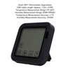 Smart Thermometer Hygrometer with Electronic Ink Display, USB Powered Temperature