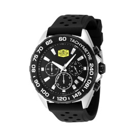 Invicta Racing Men 43mm Stainless Steel Black + Steel Black dial VD53 Quartz