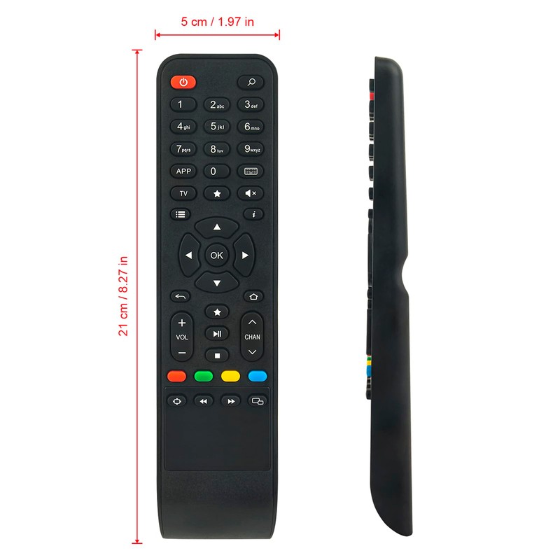 VINABTY Replacement Remote Control Compatible with MAG420w1 Compatible with Infomir
