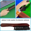 Mtxorvix 9Inch 100% Soild Wooden Handle Pool and Rail Brush