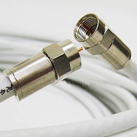 75ft RG6 Coaxial CableMADE in USA Shielded UL ETL CATV Rated RoHS 75 Ohm 3Ghz RG-6 Digital Satellite Cable Audio/Video Digital Coaxial Cable with Professional Brass Metal Compression F-Connectors