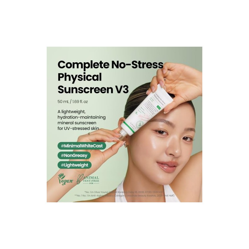AXIS-Y COMPLETE NO-STRESS PHYSICAL SUNSCREEN 50ML- PROTECTOR SOLAR SPF 50+