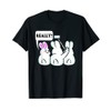 Funny Bunny Ears Selfie Cute Rabbits Photo T-Shirt