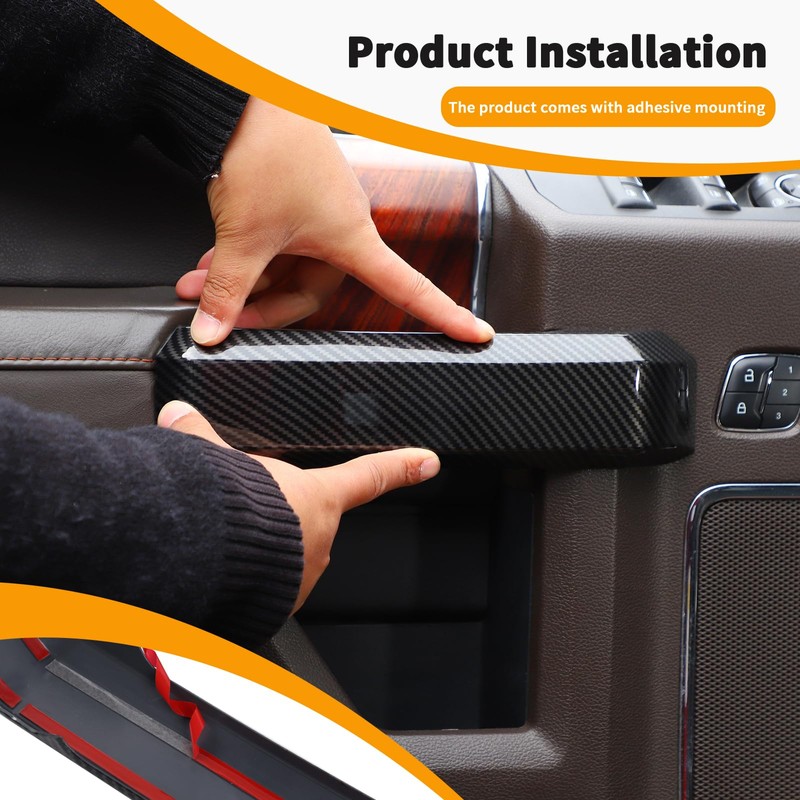 Hoolcar Inner Door Handle Cover Interior Door Handle Cover Trim