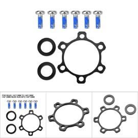 Keenso Bicycle Front Fork Hub Conversion Seal, Aluminium Alloy Bicycle Hubs Fork Conversion Adapter Washer Seal (Rear) (142 x 12 mm to 148 x 12 mm)