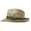 Simple Bogart Shaped Straw Hat, natural