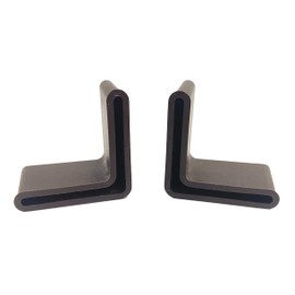 Elegent Upholstery 1-1/4" x 1-1/4" Inch Bed Frame Plastic Protector End Edge Guard Caps - Set of 2