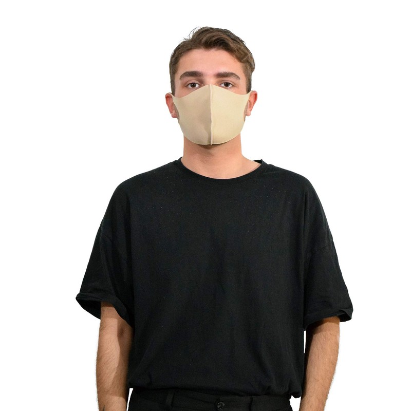 Basic Sense 3D Washable Reusable Thick Reinforced Plain Face Coverings