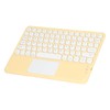 Touch Wireless Keyboard Round Keycaps Ergonomic Design Ultra Thin Smart