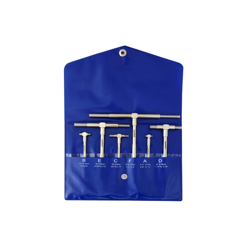 PAULIMOT Telescopic Gauges Set 8 to 150 mm, 6 Pieces