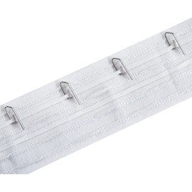 Metal Curtain Hooks for Window Curtain, Door Curtain Curtain Header Tape Drapery Hooks (50 Pack)