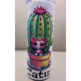 Handmade Cute Catus Cactus Adorable Fun 20 oz Tumbler #20010
