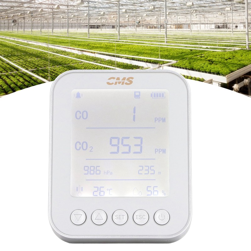 Altitude Pressure Detector 6 in 1 Multifunction USB Charging CO
