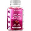 Vitamatic Glucose Chweble Gummies - 60 Count - Natural Raspberry