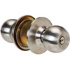 Lock Prolok 19POP Pomo cilíndrico bola función recámara, acero inoxidable,