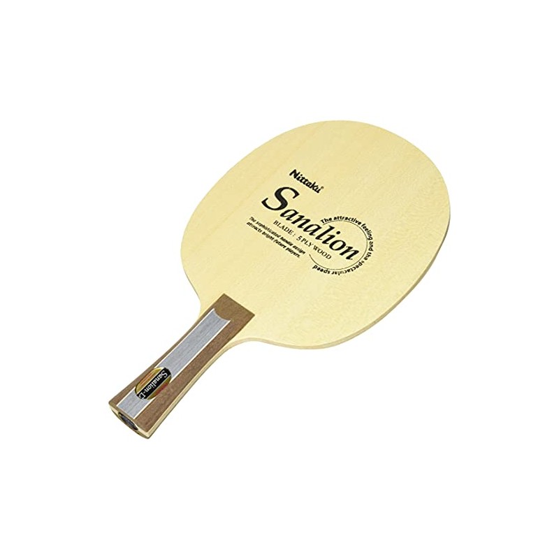 Nittaku NE-6779 Table Tennis Racket, Sanarion D, Shake Hand, Defensive