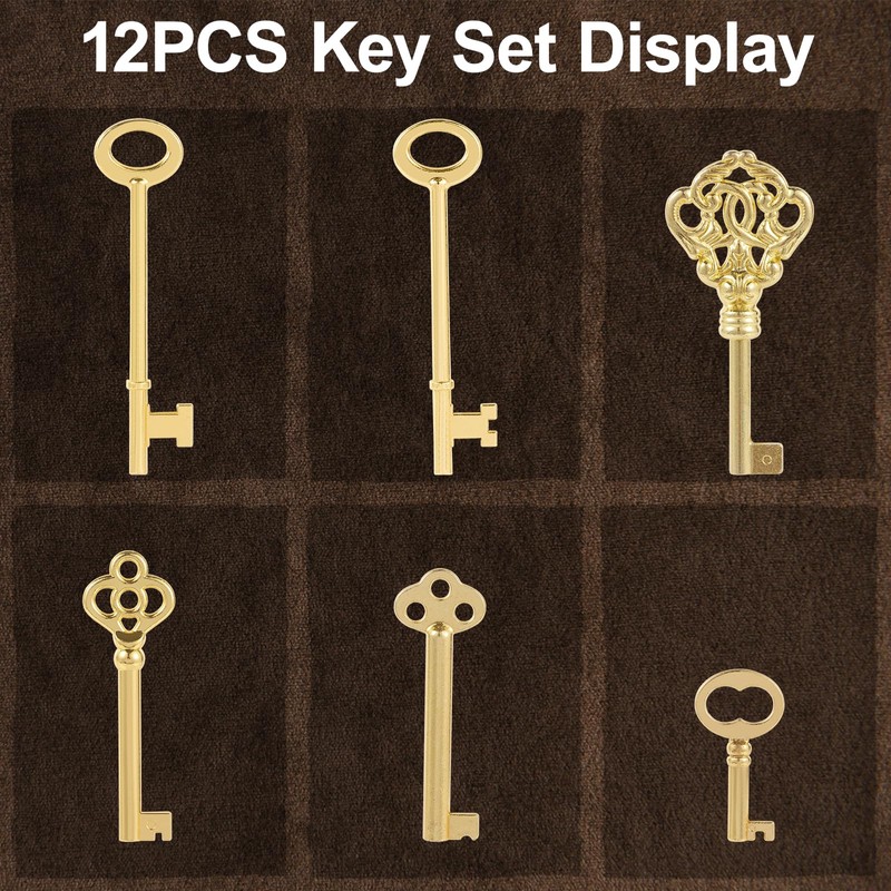 12PCS Hollow Barrel Skeleton Key, Universal Skeleton Key, Generic Skeleton
