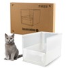 Cat Litter Box, Litter Box Enclosure,Kitty Extra Large Litter Box