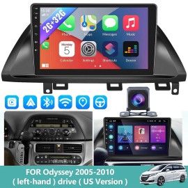For Honda Odyssey 2005-2010 Android 12 Car Stereo Radio 2+32GB Navi GPS CarPlay