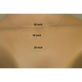 Arranview Jewellery 925 Sterling Silver Trace Chain 46cm (18inch)