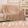 GLS Home Luxury Throw Blanket Soft Lightweight cosy sofa throw