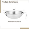 Anjetan 30 PCS Stainless Steel Prep Bowls, Heavy Duty Mixing
