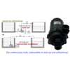 SHYSKY Heavy Duty Low Noise 12V 80W Micro Brushless DC